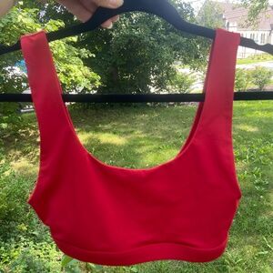 Fabletics Lola Low Impact Red Sports Bra